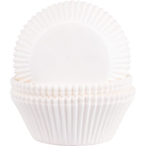 Back- und Pralinenförmchen - Ø 50 mm, weiß, 100 Stück
