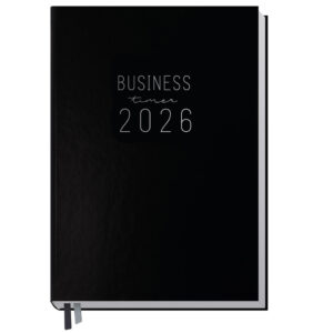 Business-Timer A5 2026, 192 Seiten, schwarz