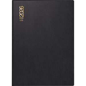 Taschenkalender Modell Technik I 2026 - 1 Woche / 2 Seiten, 10 x 14 cm, 208 Seiten, schwarz