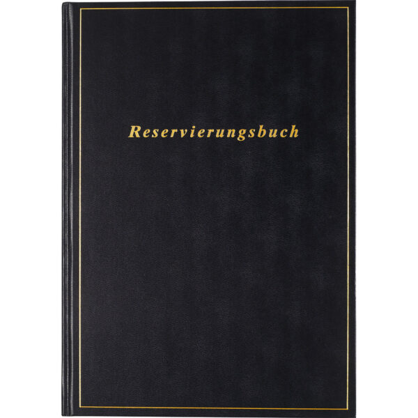 Reservierungsbuch Balacron 2026, A4, 384 Seiten, 1 Tag / 1 Seite, schwarz