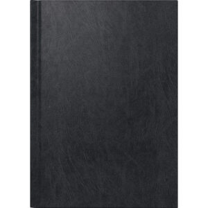 Buchkalender Chefplaner 2026 - 1 Tag / 1 Seite, 14,5 x 20,6 cm, schwarz
