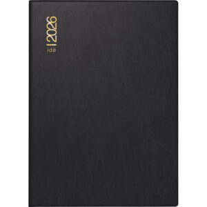 Taschenkalender Modell Technik I 2026 - 1 Woche / 2 Seiten, 10 x 14 cm, 144 Seiten, schwarz