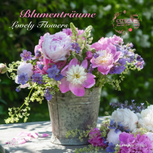 Bildkalender Blumen - 30 x 60 cm