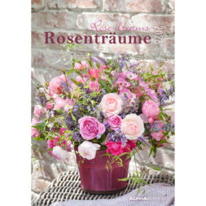 Bildkalender Rosenträume - 23,7 x 34 cm