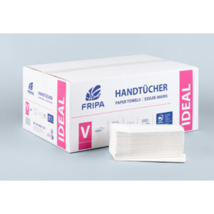 Handtücher Ideal - Zick-Zack-Falzung, 1-lagig, weiß, 20 x 250 Blatt