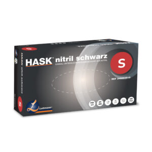 Einmalhandschuhe - Größe S, 100 Stück, Nitril, schwarz