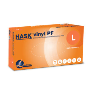 Einmalhandschuhe - Größe L, 100 Stück, Vinyl, weiß