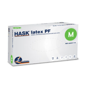 Einmalhandschuhe - Größe M, 100 Stück, Latex, weiß
