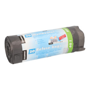 Müllsäcke mit Zugband - 60 Liter, 20 Stück