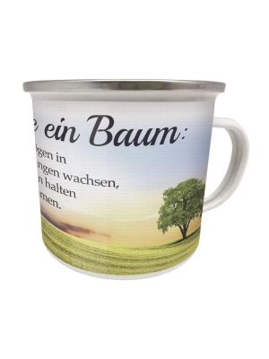 Emaillebecher Familie