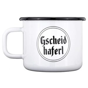Haferl Gscheidhaferl Emaille 0,4 L