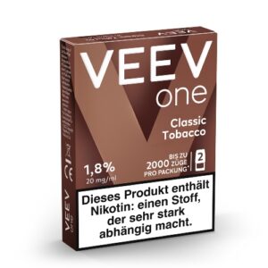 Veev One 2 Pods Classic Tobacco 20mg