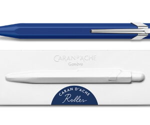 849 Roller blau mit Slim-Etui Caran d'Ache