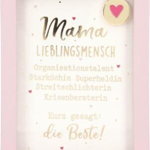 Bilderrahmen mit Spruch 1,9x9x12cm Mama Lieblingsmensch...