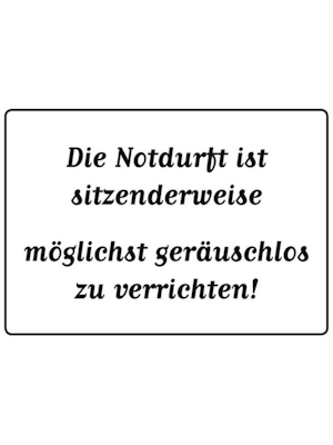 Blechpostkarte möglichst geräuschlos