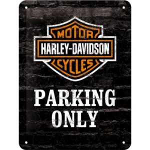 Blechschild Harley-Davidson Parking Only