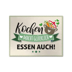 Magnet Kochen macht glücklich