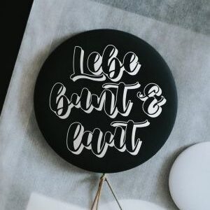 Magnet Lebe bunt & laut