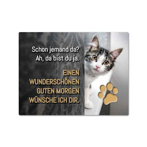 Magnet Schon jemand da? Katze