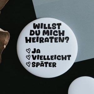 Magnet Willst du mich heiraten? Ja Vielleicht Später