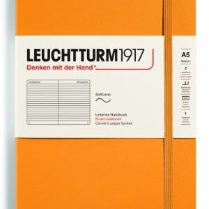 Notizbuch Medium (A5) Softcover 123 nummerierte Seiten, Rising Sun, Lin