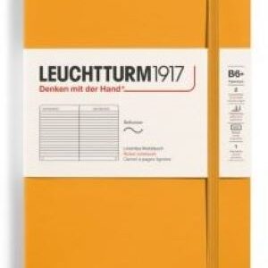 Notizbuch Paperback (B6+) Softcover 123 num. Seiten, Rising Sun, Liniert