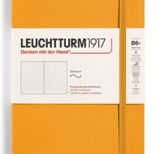 Notizbuch Paperback (B6+) Softcover 123 nummerierte Seiten,Rising Sun,Dotted