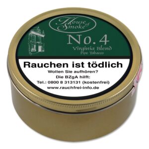 Pfeifentabak No 4 Virginia Blend House of Smoke
