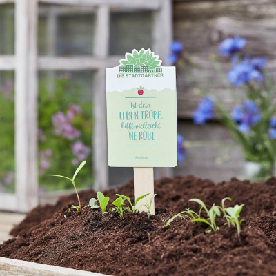 Saatgrüße - Ist dein Leben trübe, hilft vielleicht 'ne Rübe