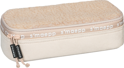 Schlampermäppchen s'maepp XL Plüsch beige