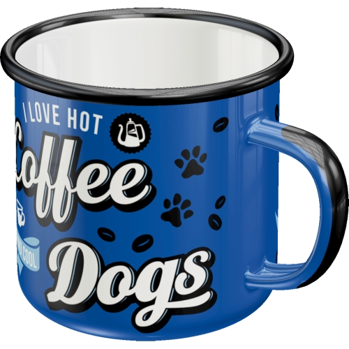 Tasse PfotenSchild Hot Coffee & Cool Dogs
