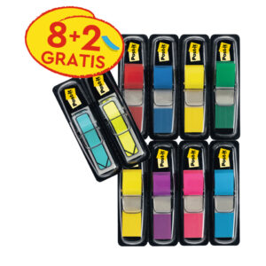 Haftstreifen Index Mini Promotion, je 8 x Post-it® Index Mini + 2 x Post-it® Index Pfeile gratis