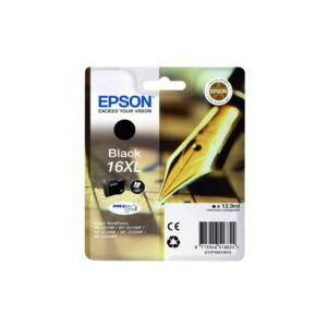 Original Epson Tintenpatrone schwarz High-Capacity XL (C13T16314012,16XL,T1631,T16314012)