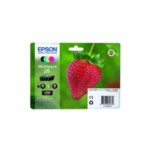 Original Epson Tintenpatrone MultiPack Bk,C,M,Y (C13T29864012,29,T2986,T29864012)