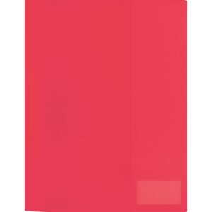 Schnellhefter - A4, PP, transluzent rot
