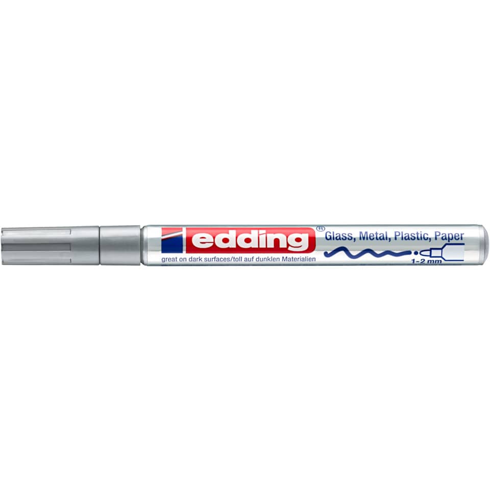 751 Glanzlackmarker - 1 - 2 mm, silber