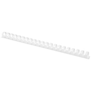 Spiralbinderücken Plastik - A4, 18 mm/165 Blatt, weiß, 50 Stück