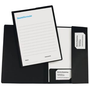 Präsentationsmappe Panorama schwarz