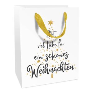 Weihn.Geschenktragetasche Mit Euch 15x12x6cm