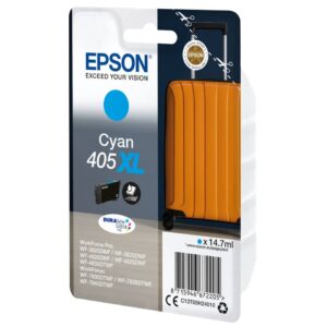 Original Epson Tintenpatrone cyan High-Capacity (C13T05H24010,T05H240,405XL,T05H2,T05H24010)