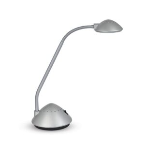LED-Tischleuchte MAULarc, 3000 Kelvin, silber