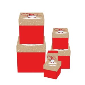 Weihnachts-Geschenkkarton Willi Wichtel, 6-teilig