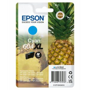 Original Epson Tintenpatrone cyan High-Capacity (C13T10H24010,T10H240,604XL,T10H2,T10H24010)