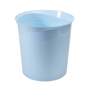 Papierkorb Re-LOOP - 13 Liter, rund, pastellblau