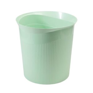 Papierkorb Re-LOOP - 13 Liter, rund, pastellgrün