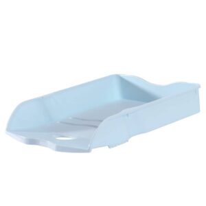 Briefablage Re-LOOP - A4/C4, stapelbar, pastellblau