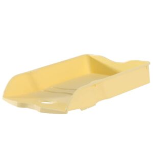 Briefablage Re-LOOP - A4/C4, stapelbar, pastellgelb