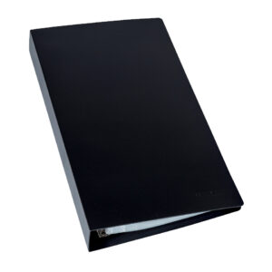 Visitenkartenbuch 4-Ring-Mechanik 20mm schwarz