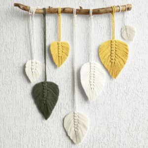 Motivserviette, Makramee-Saison, 33 x 33 cm, 3-lagig, 20 Stück