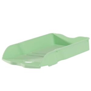 Briefablage Re-LOOP - A4/C4, stapelbar, pastellgrün